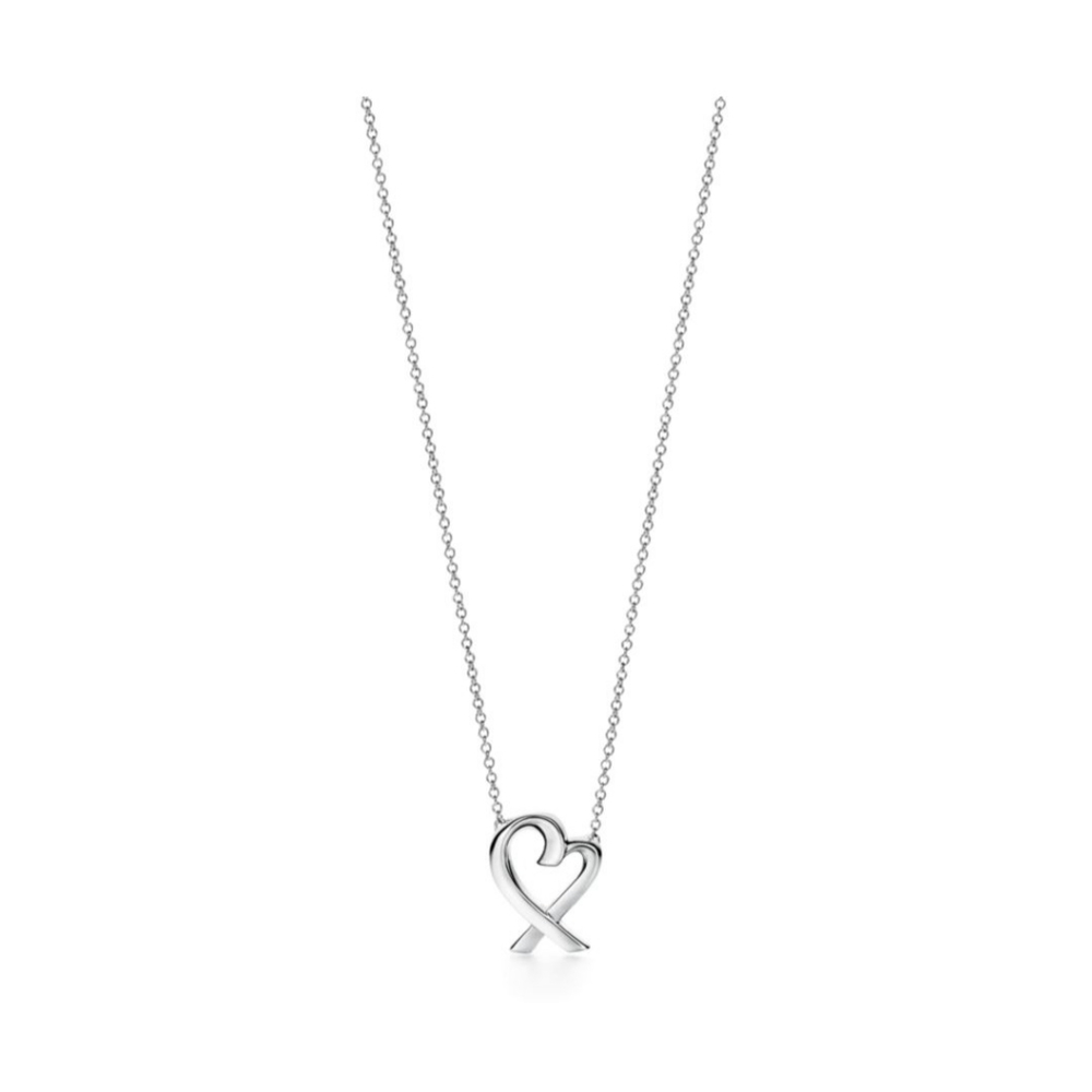 Tiffany & Co. loving heart pendant EUC